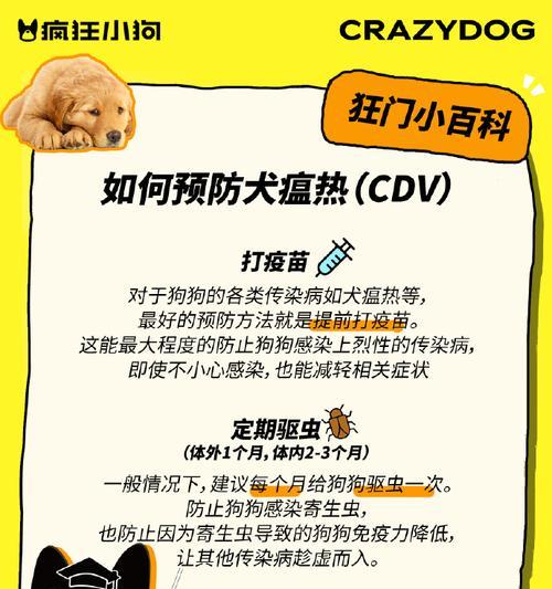 狗犬瘟热（了解犬瘟热的危害与预防措施）