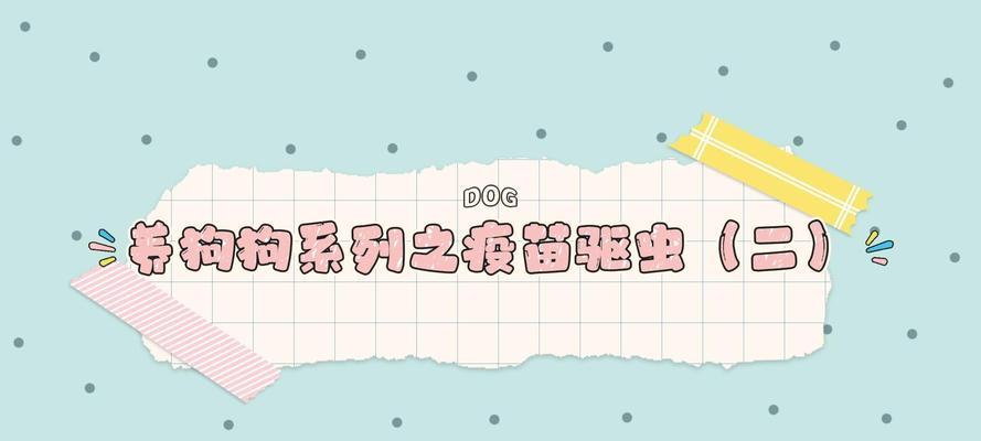 狗狗疫苗一至六联的重要性与作用（保护宠物免受疾病侵害，关爱狗狗健康）