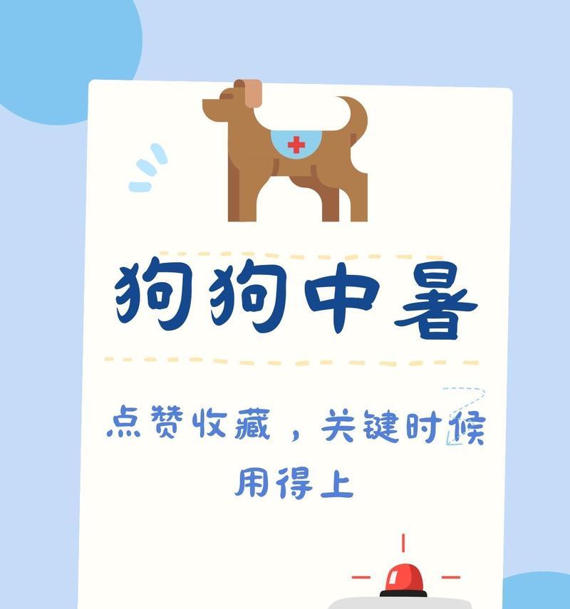 狗中暑后的康复与护理（宠物狗中暑后，如何帮助它快速康复？）