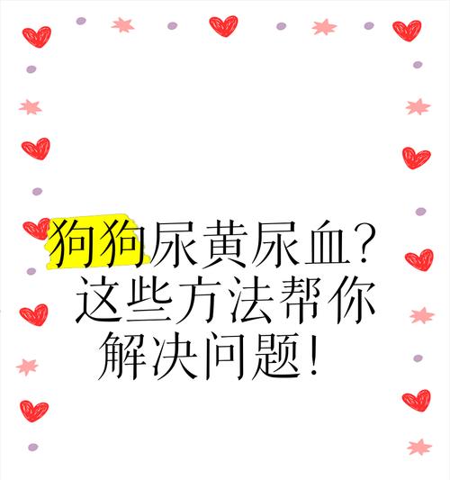 狗的尿尿为什么会变得很黄？（探究狗尿黄的原因与解决方法）
